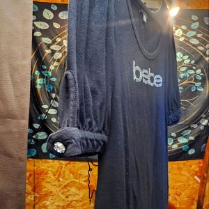 Bebe size L Black women's shirt